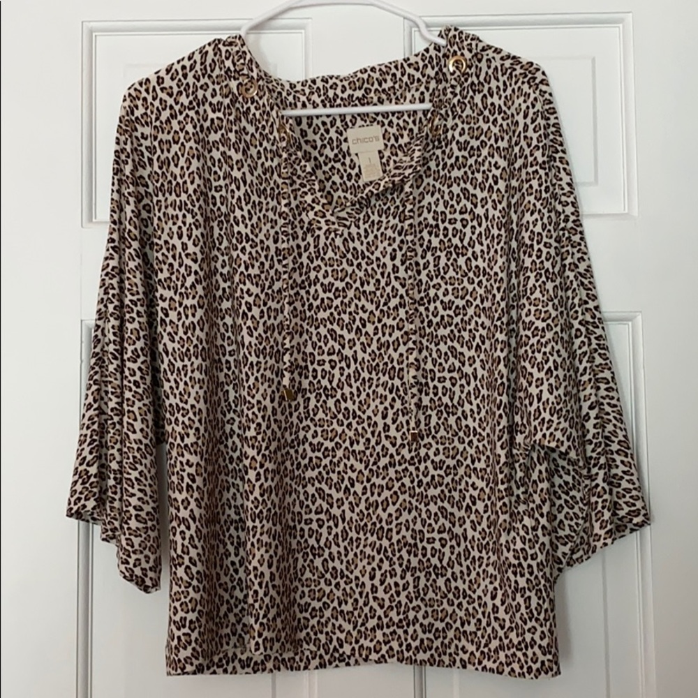 CHICO’s women’s leopard top